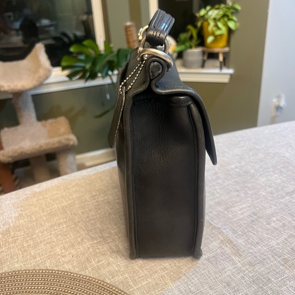 Vintage Coach Dark Grey/Nickel Willis  Purse 9927 - EUC- Hang Tag - Rare - Picture 5 of 16